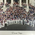 The entire 1988 U.S. Olympic team was hosted by President Ronald Reagan, at the White House.