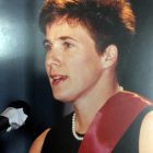 Betsy’s induction, in 1992, into the International Swimming Hall of Fame, in Ft. Lauderdale, FL.